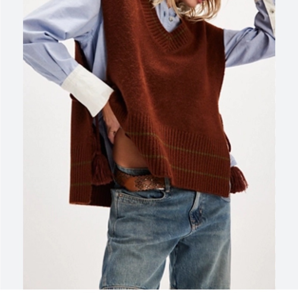 Free people All Star Stripe Poncho